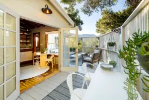 Relaxing spa area at a vacation rental managed by Open Air Homes.