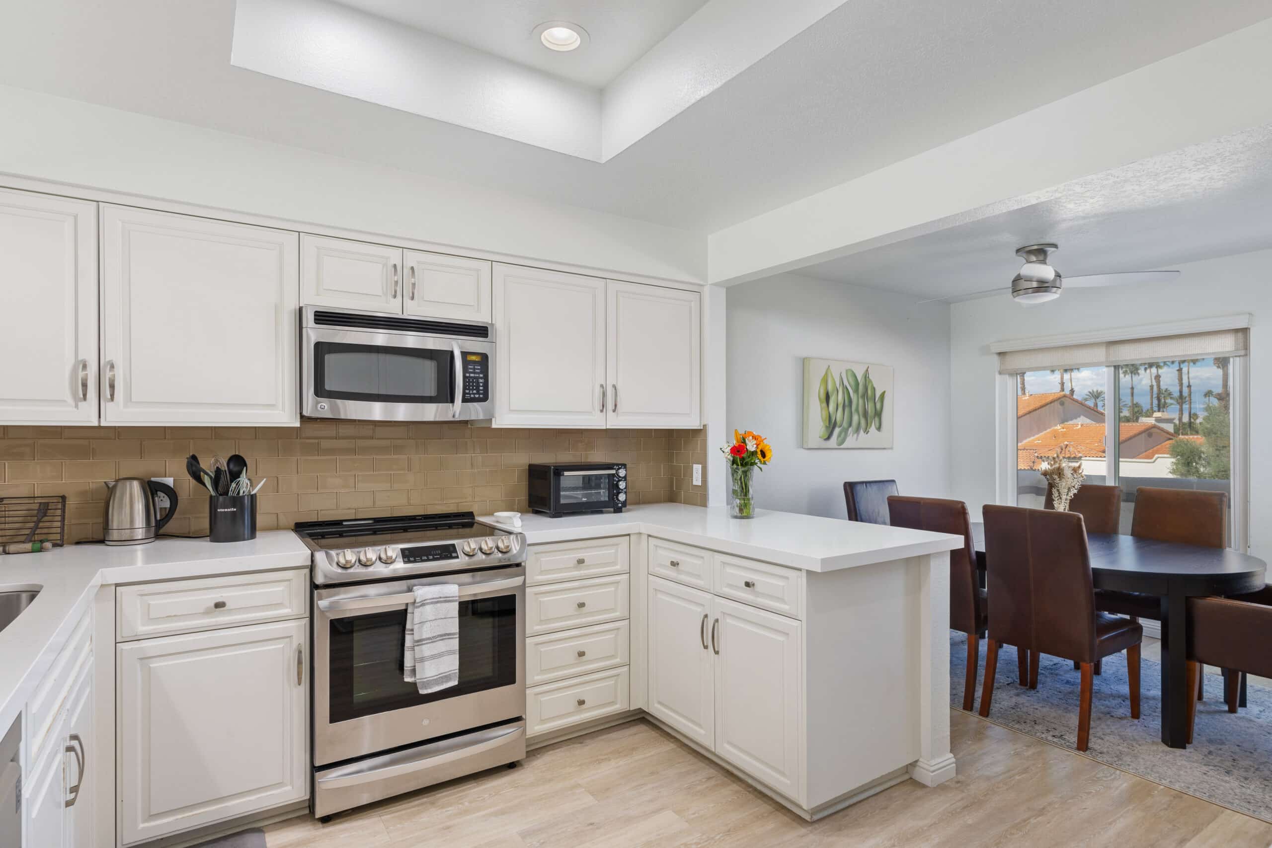 Desert Falls kitchen after professional staging