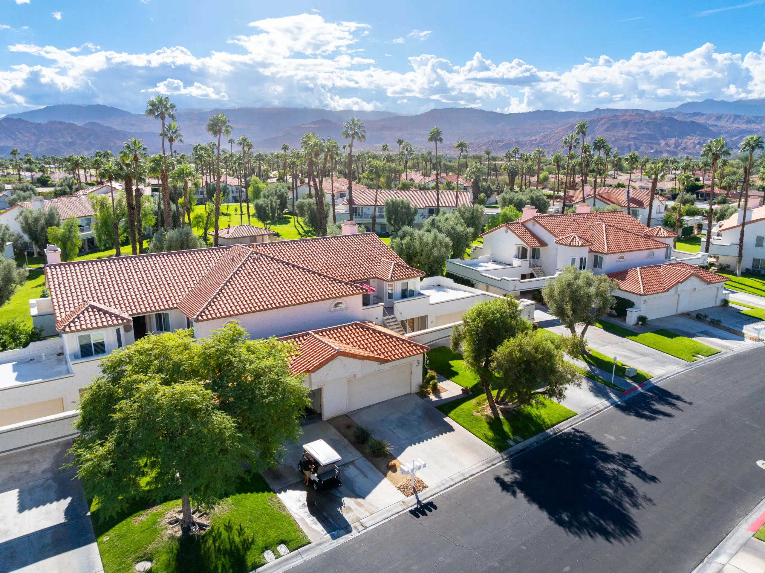 Desert Falls aerial view