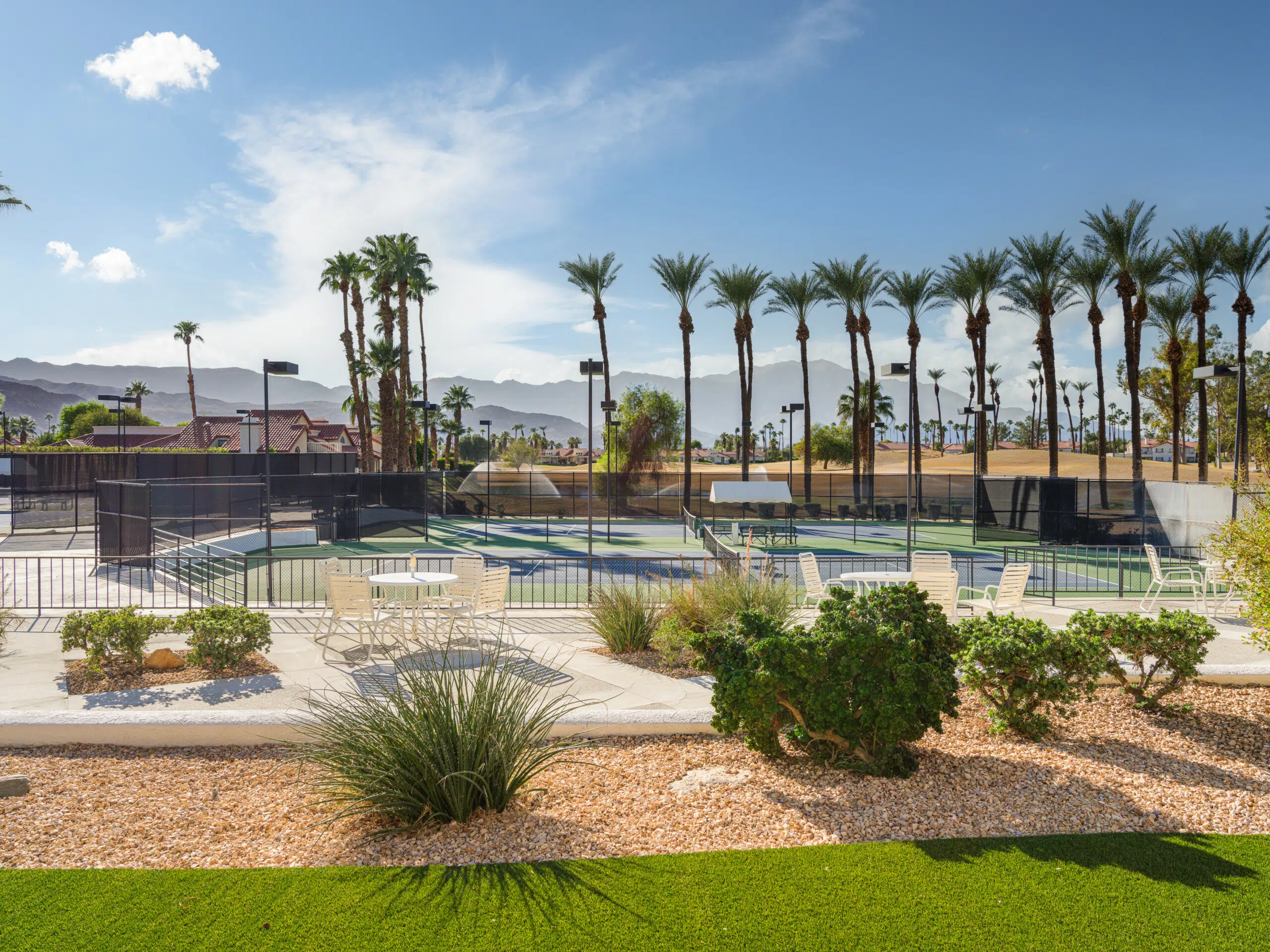 Desert Falls tennis courts