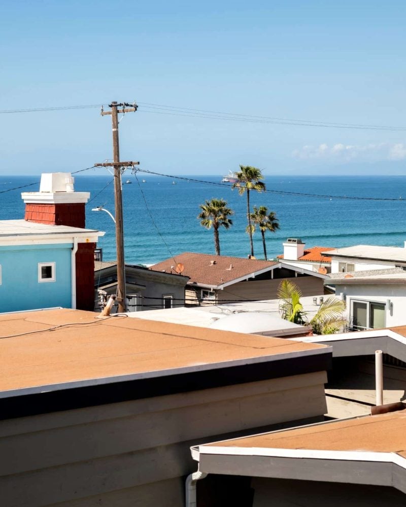 Los Angeles vacation rental management, ocean panorama from a managed home
